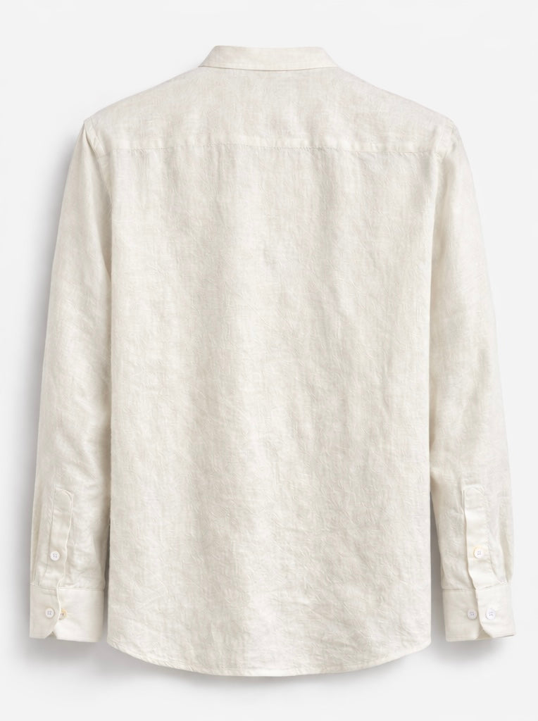 Chemise Col Classique Écru