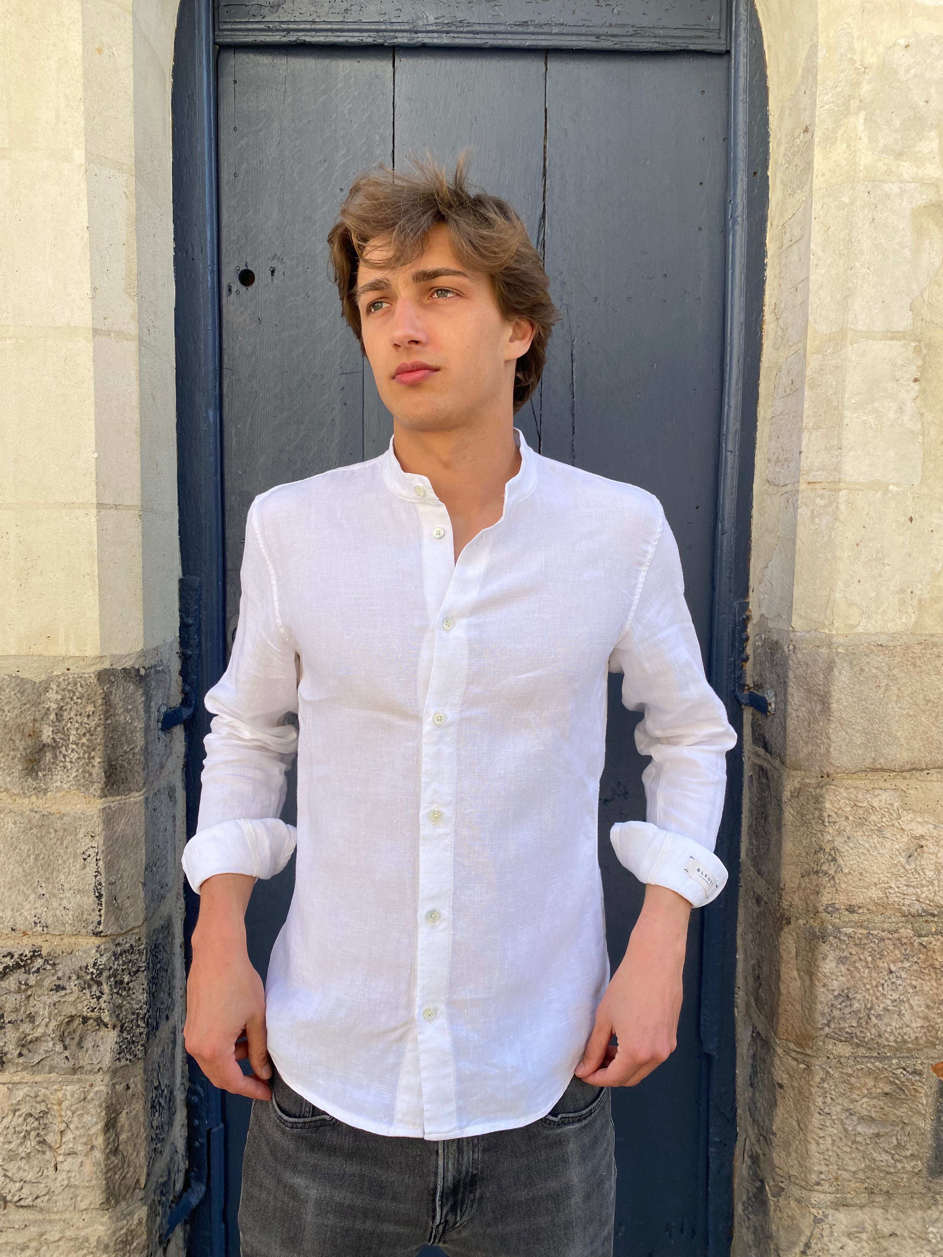 Chemise Col Classique Écru