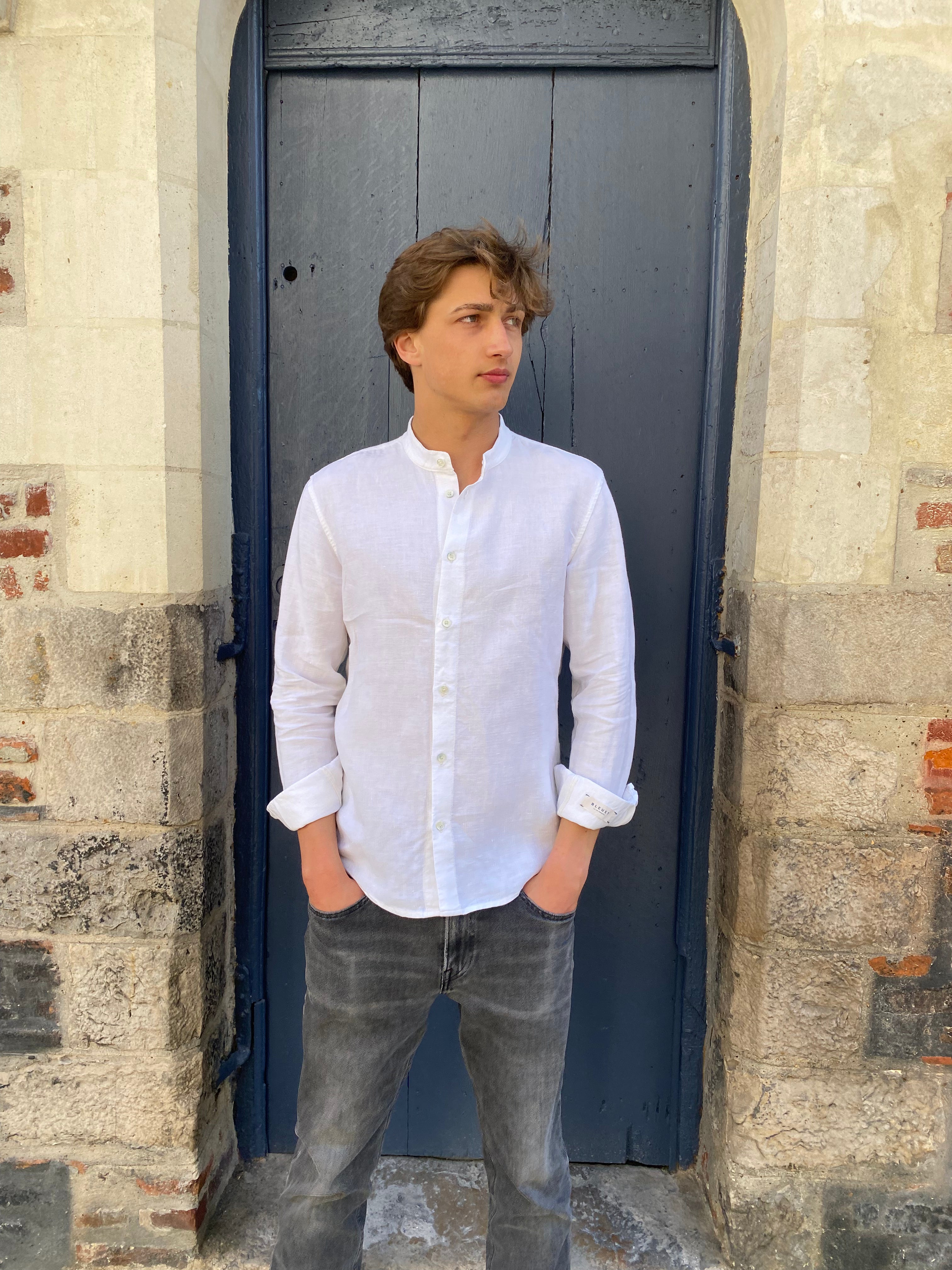 Chemise Col Classique Écru